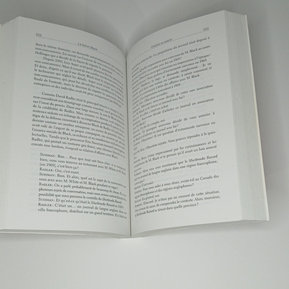 Le Baron Black George Tombs Biographie non autorisée de Conrad Black du Canada - Picture 3 of 7